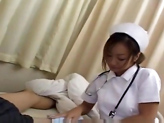 Erena Fujimori Trouble Oneself Gives Blowjob With Patient