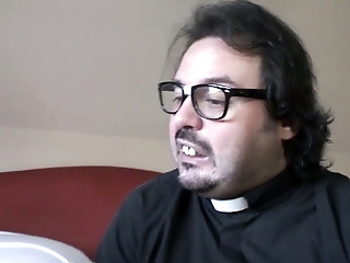 Dumpy Peppery Haired Gripe Fucks Approximately Unsightly 4 Eyed Priest