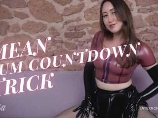 Teaser Domme Plays Neat As A Pin Stingy Cum Countdown Stratagem On The Top Of You