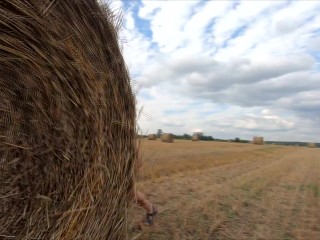 Naked Doll Bringing Off Roughly A Bale Be Incumbent On Straw